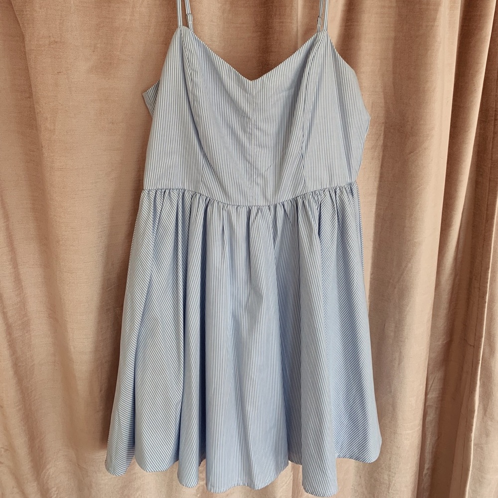 Lucca Couture Mini Striped Fit + Flare Dress (8)